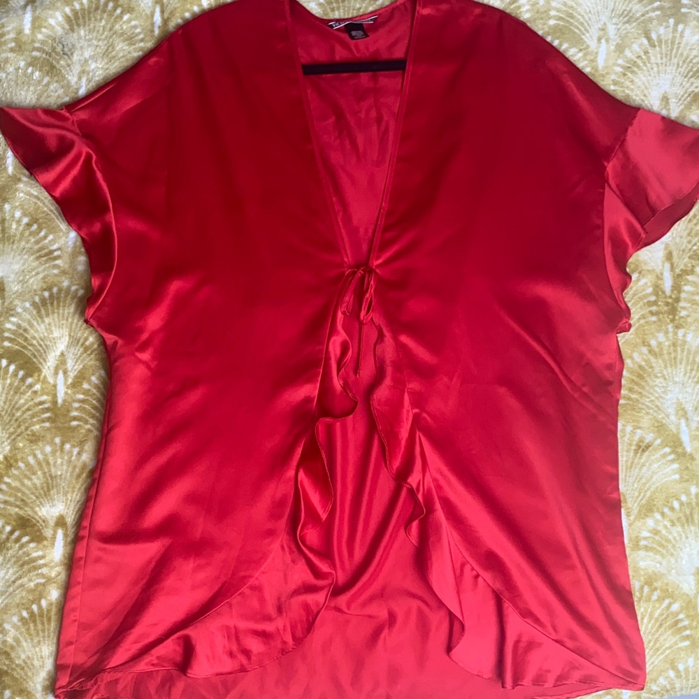 Victoria's Secret Vibrant Red Love Robe.